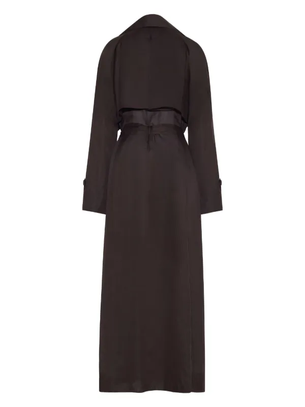 Adam Lippes Jupiter トレンチコート | ブラウン | FARFETCH JP