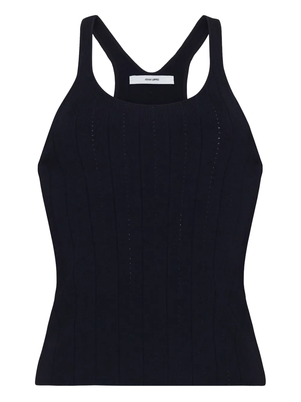 Adam Lippes Tanktop met logo Zwart