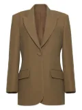 Adam Lippes single-breasted blazer - Green