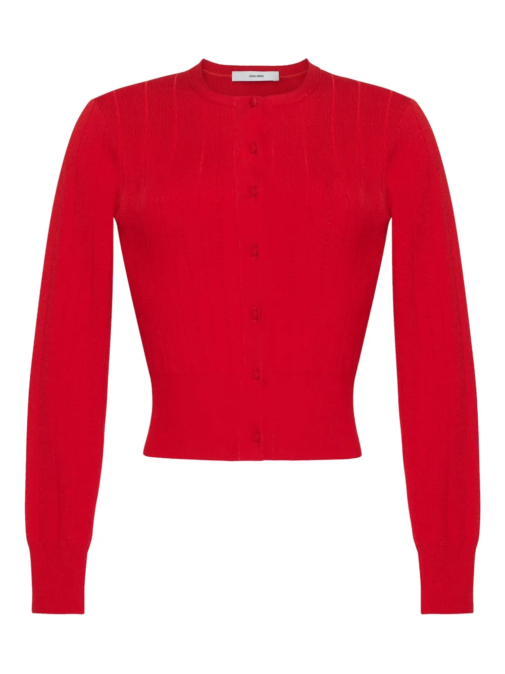 Adam Lippes crew-neck cardigan | Red | Image 1