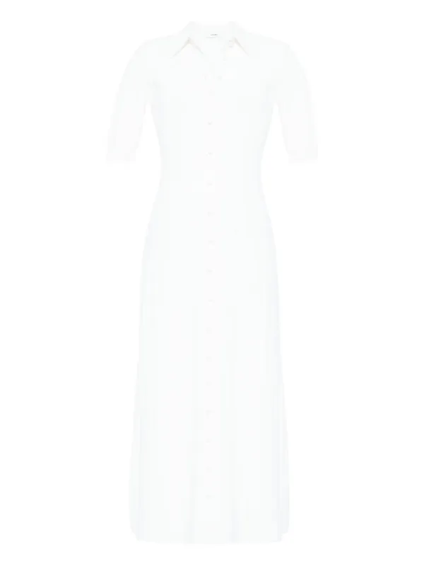 Adam Lippes Fenwick Midi Dress in White