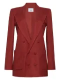 Adam Lippes double-breasted blazer - Red