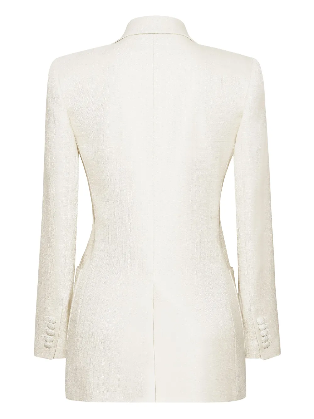 Adam Lippes Blazer met dubbele rij knopen Wit
