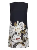 Adam Lippes Ani printed mini dress - Black