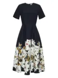 Adam Lippes Evangeline printed dress - Black