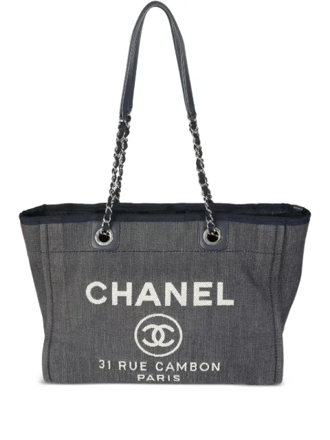 CHANEL Pre-Owned 2015-2016 small Deauville tote bag