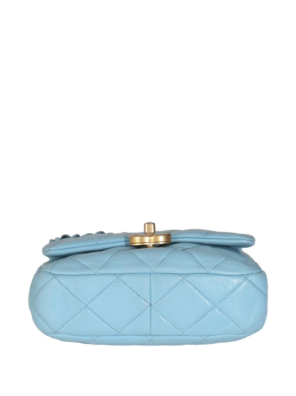 CHANEL ブルーキルティングバッグ CHANEL Pre-Owned ミニキルティング バッグ | ブルー | FARFETCH JP