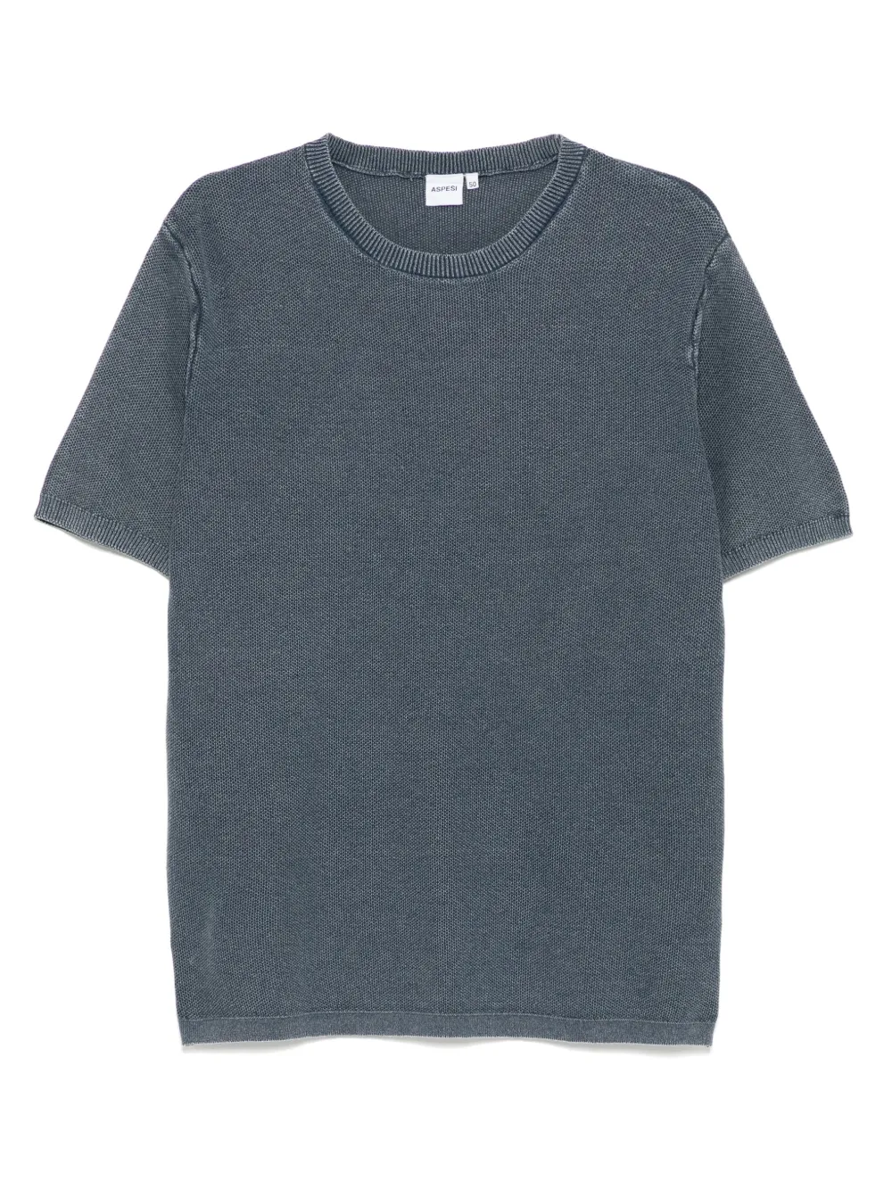 ASPESI Cotton Knit t-shirt | Blue | Image 1