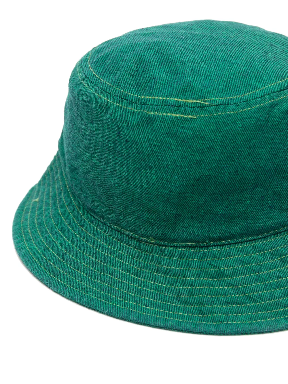 Stüssy Vissershoed met geborduurd logo - Groen