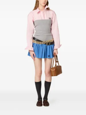 Miu Miu ミュウミュウ プリーツ スカート | ニュートラル