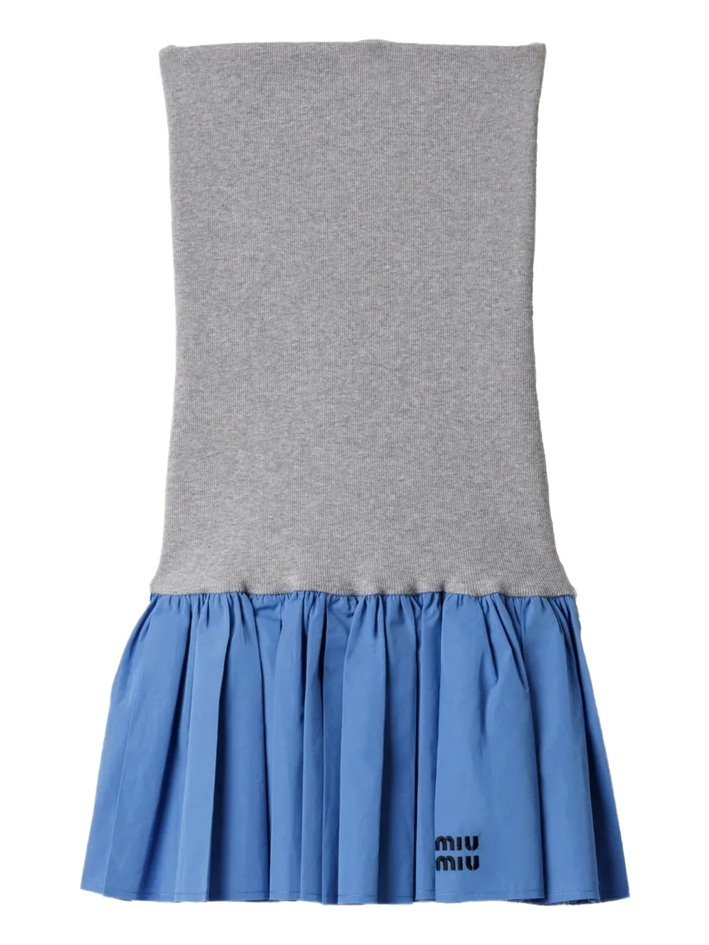 Miu Miu panelled mini skirt | Blue | Image 1
