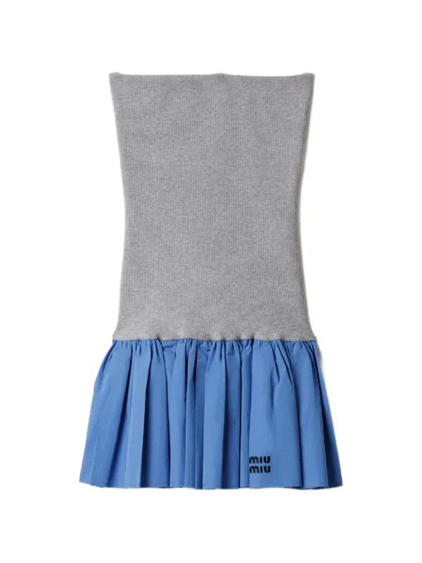 スカート MIU MIU Mini Flare Skirt Miu Miu Denim Mini Skirt | Blue | FARFETCH