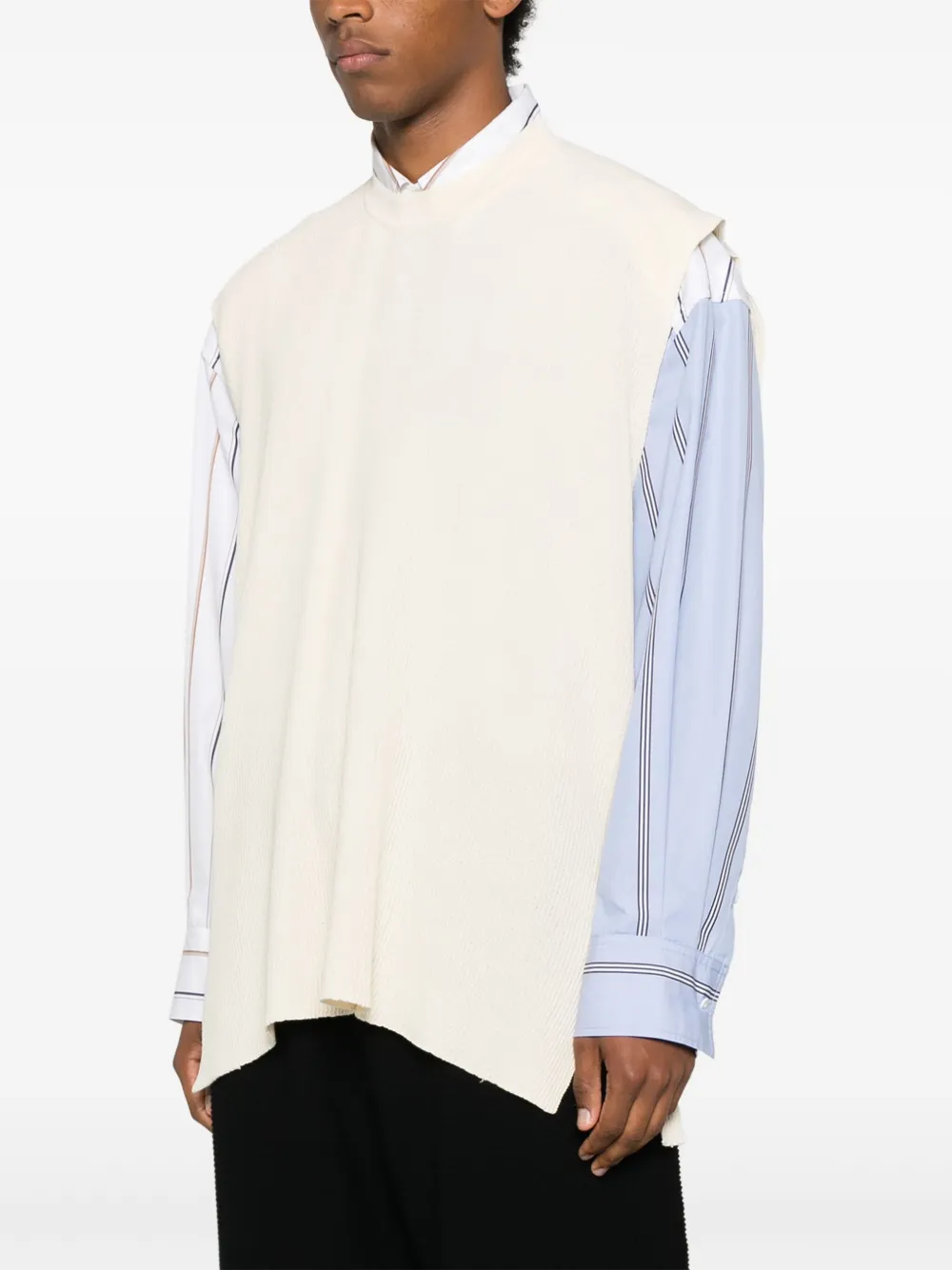 Homme Plissé Issey Miyake Katoenen gilet Beige