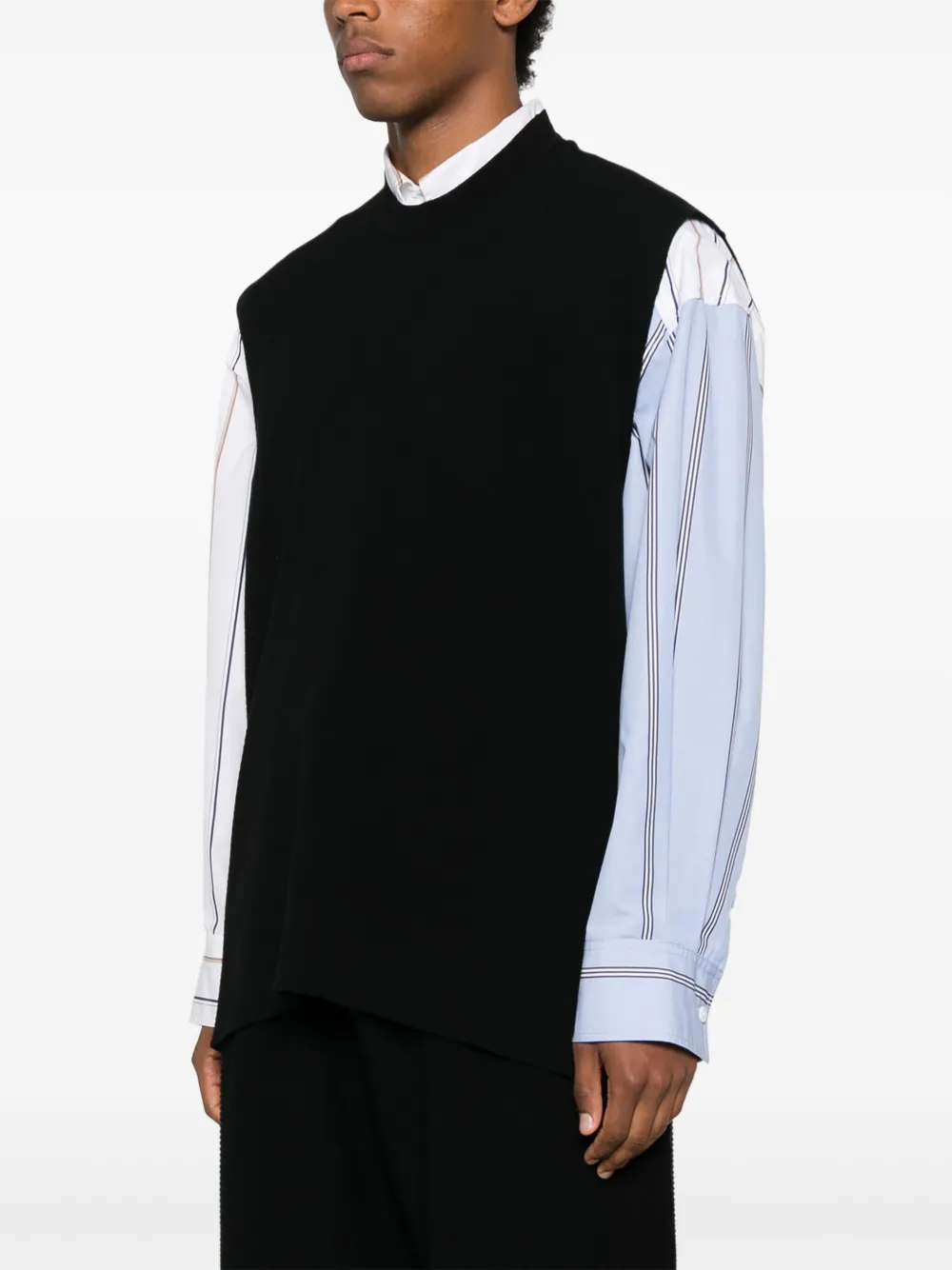 Homme Plissé Issey Miyake Katoenen gilet Zwart