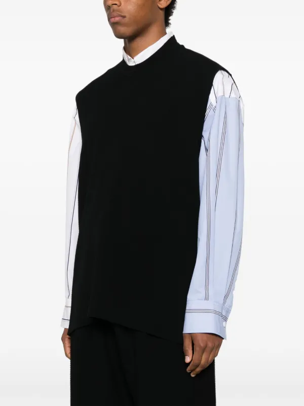 Homme Plissé Issey Miyake コットントップ | ブラック | FARFETCH JP