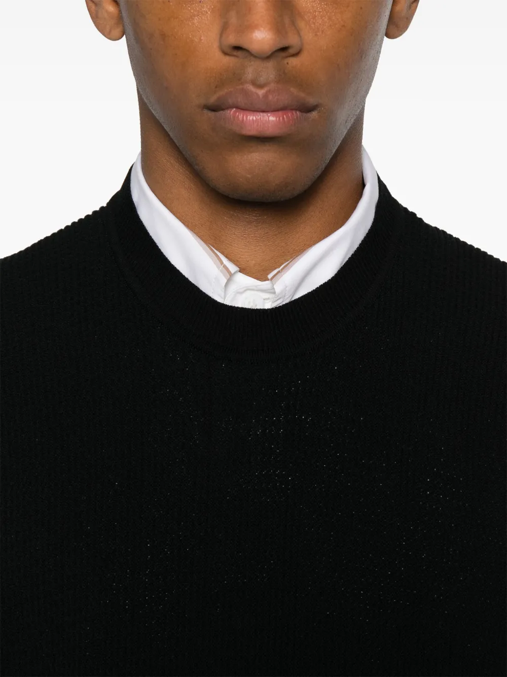 Homme Plissé Issey Miyake Katoenen gilet Zwart
