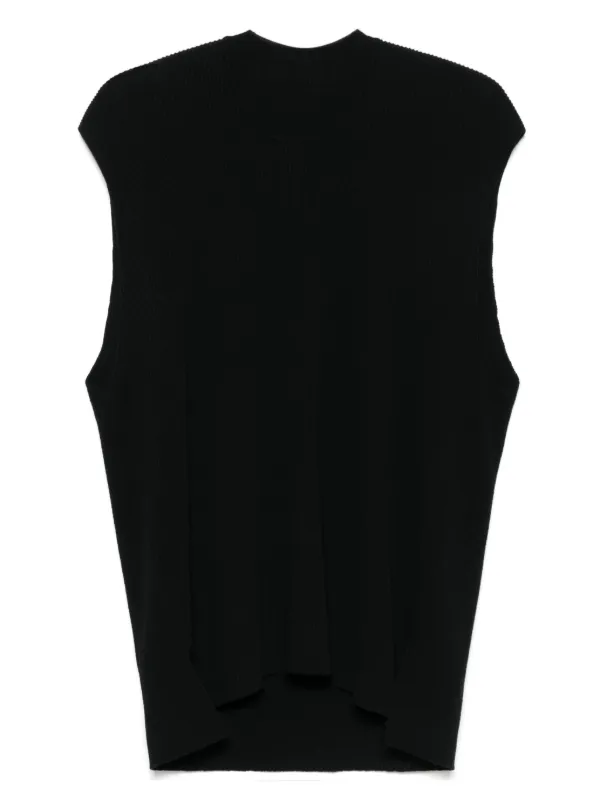 Homme Plissé Issey Miyake コットントップ | ブラック | FARFETCH JP