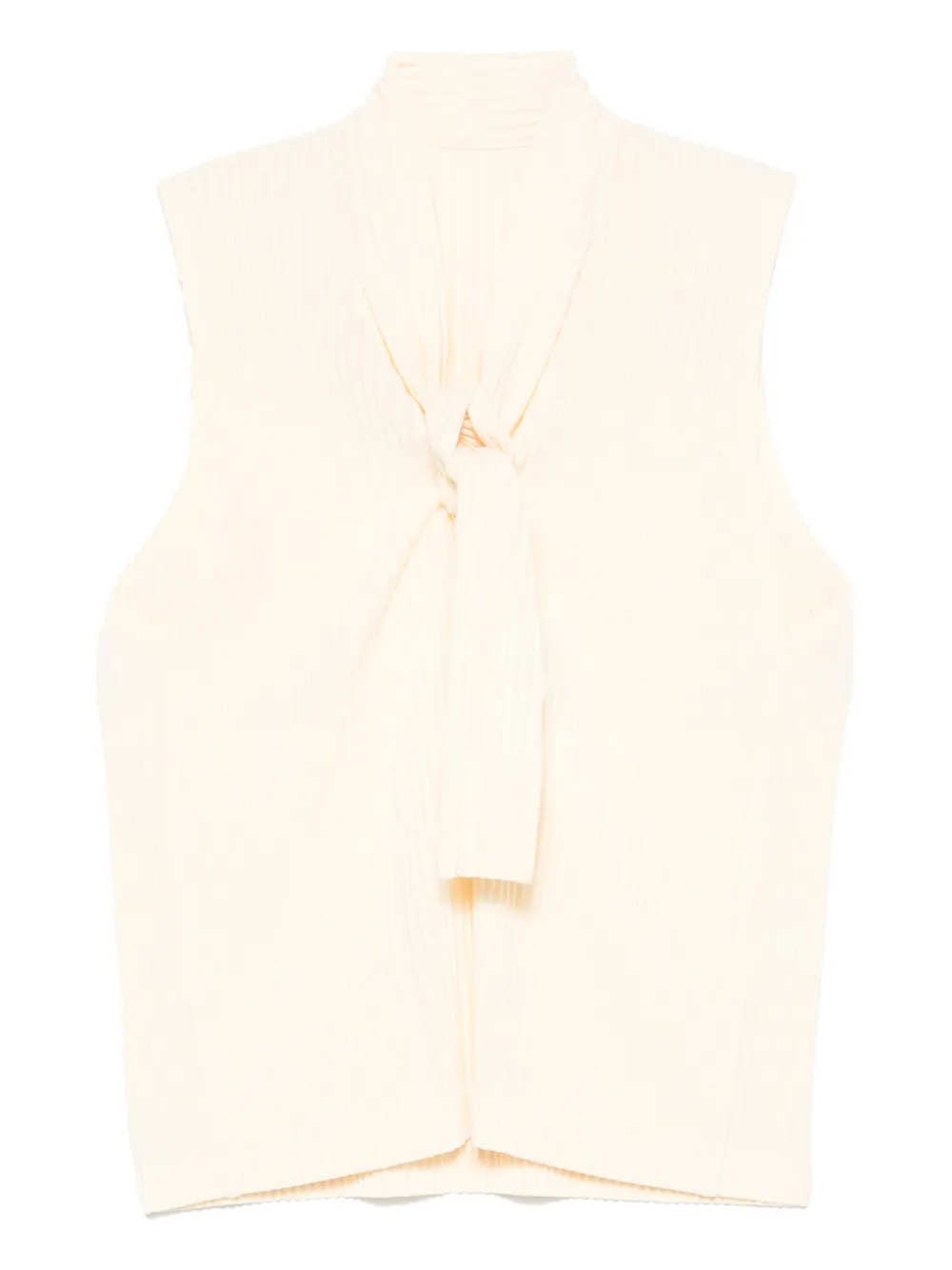 ISSEY MIYAKE PLISSÉ-EFFECT VEST