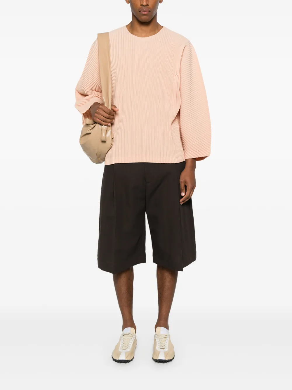 Homme Plissé Issey Miyake Plissé T-shirt - Oranje