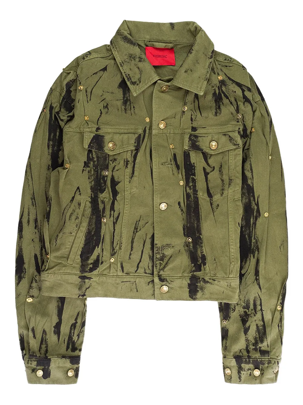 KUSIKOHC washed denim jacket | verde | Image 1