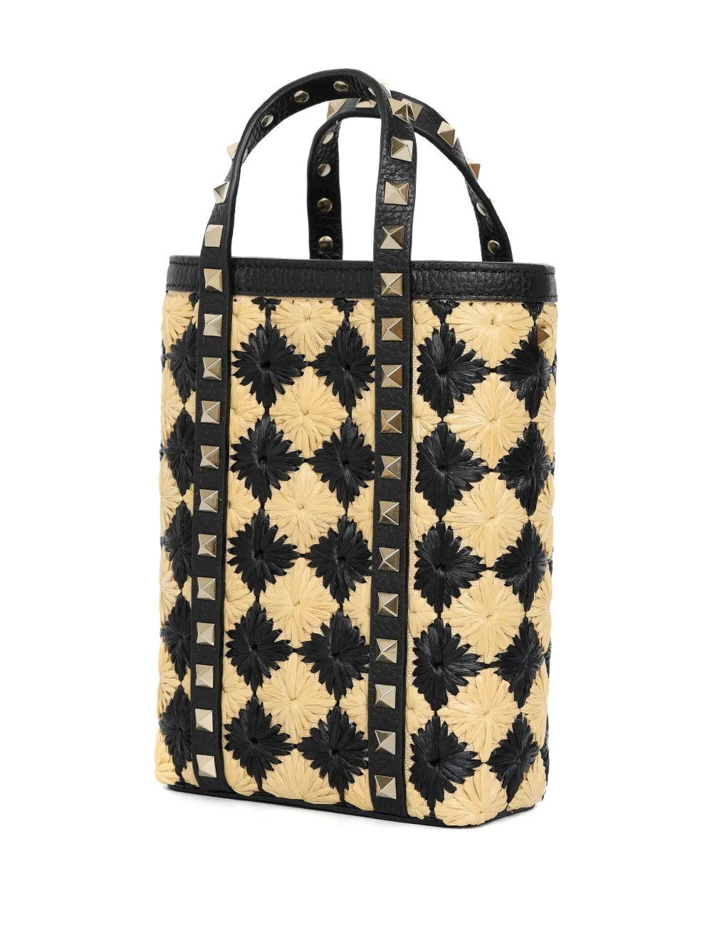 Valentino Garavani Rockstud kleine tas Beige
