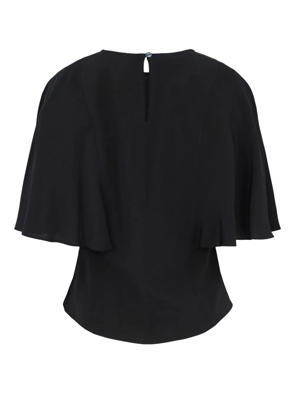 Ulla Johnson Ada short-sleeve blouse - Zwart