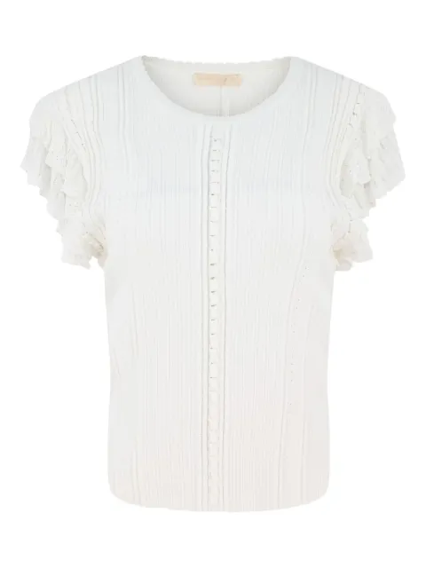 Ulla Johnson playera con volantes