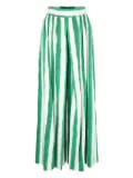 alice + olivia striped trousers - Green