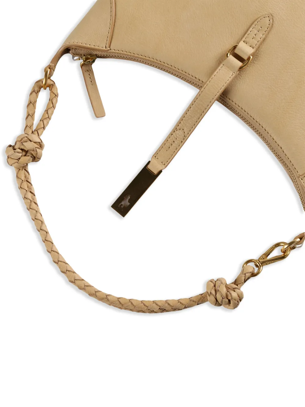 Polo Ralph Lauren mini Polo ID shoulder bag Beige