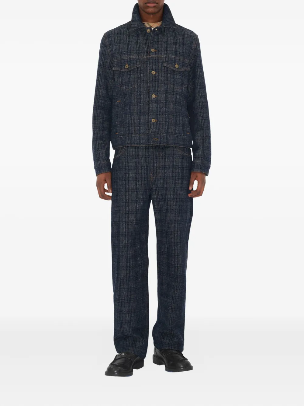 Burberry contrast-stitching jacket | Shirt Jackets | Image 2