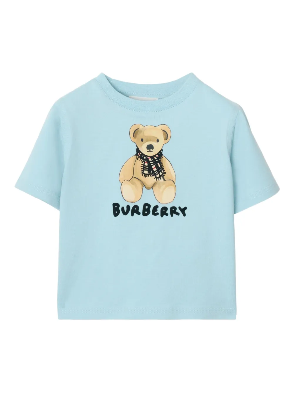 Burberry Kids Thomas Bear katoenen T-shirt Blauw