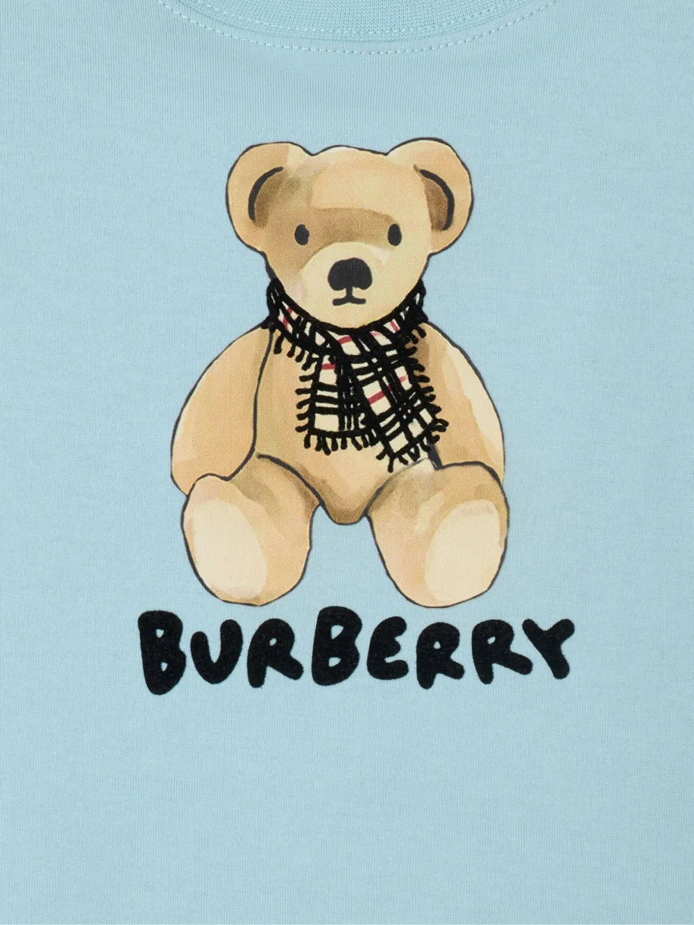 Burberry Kids T-shirt met beerpatch Blauw