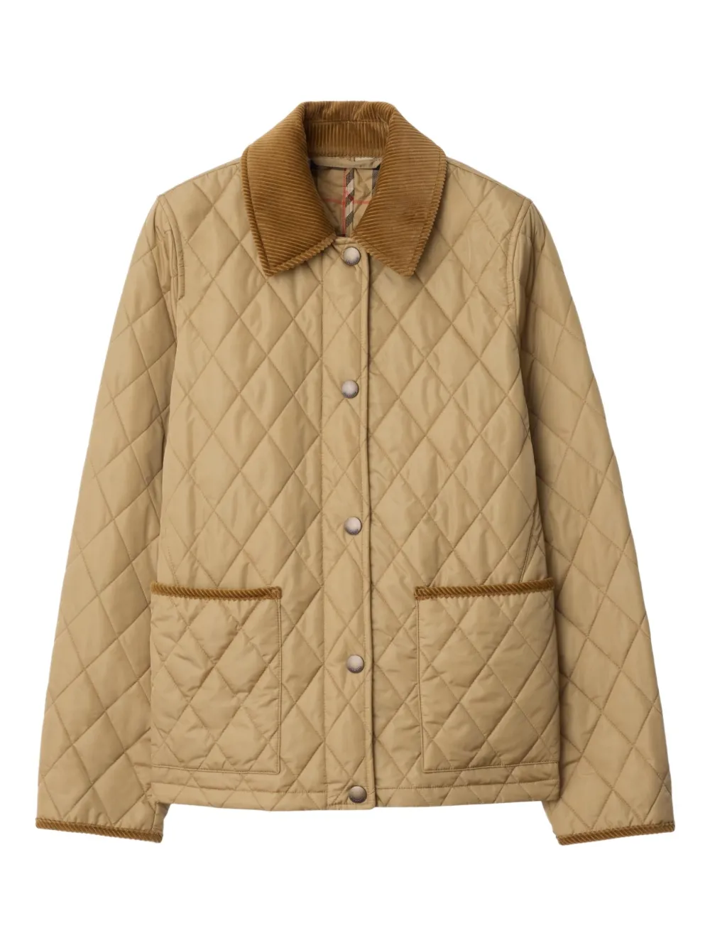 Burberry Gewatteerd jack Beige