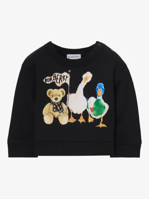 Burberry Kids Thomas Bear and Friends cotton sweatshirt