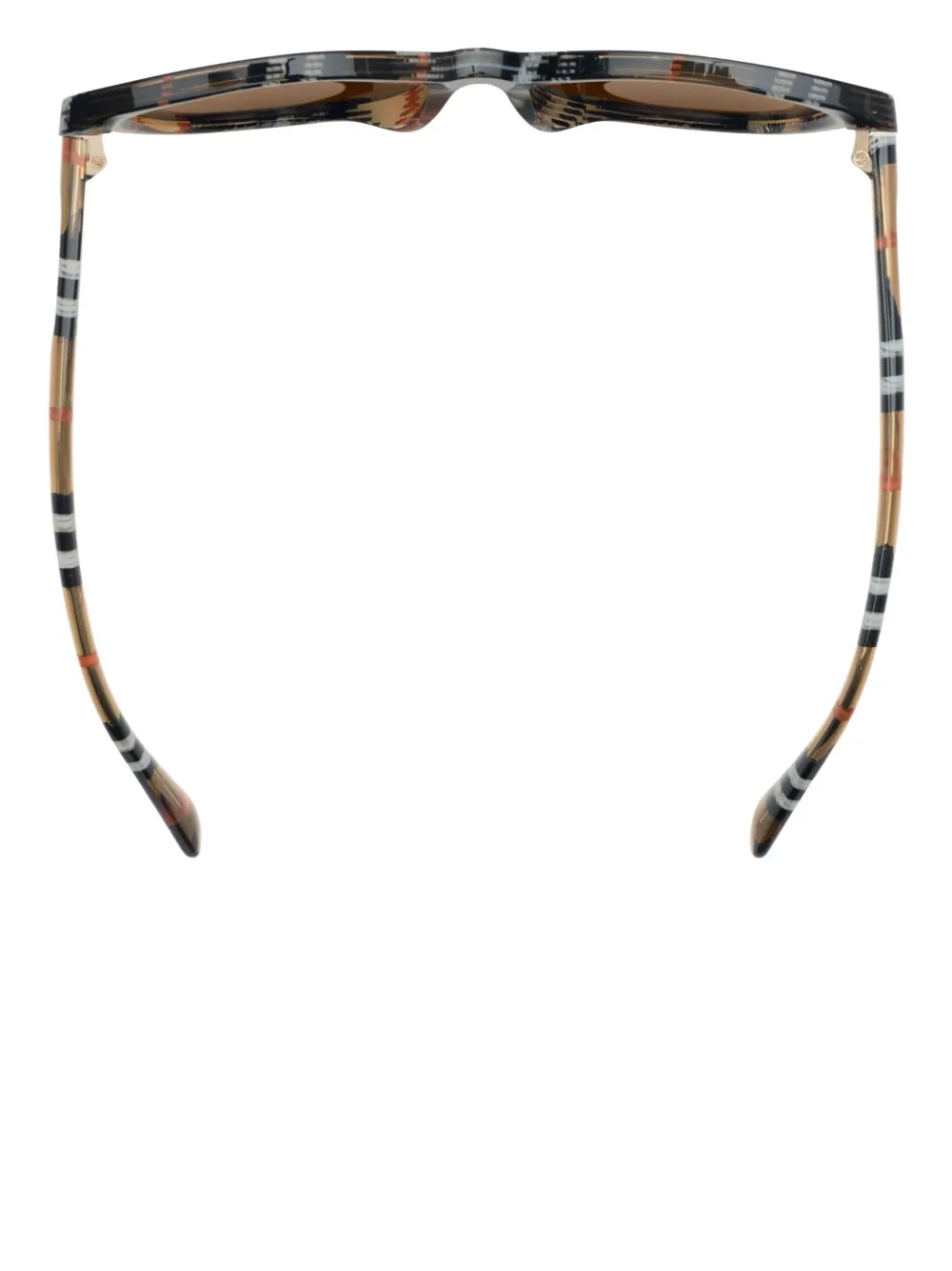 Burberry Eyewear Zonnebril met rond montuur Beige