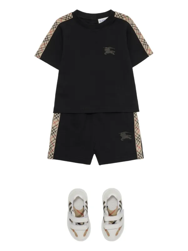 Burberry Kids Jersey Tracksuit Bottoms | Black | FARFETCH