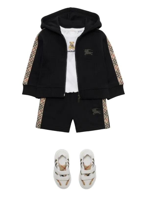 Burberry Kids Jersey Tracksuit Bottoms | Black | FARFETCH ZA