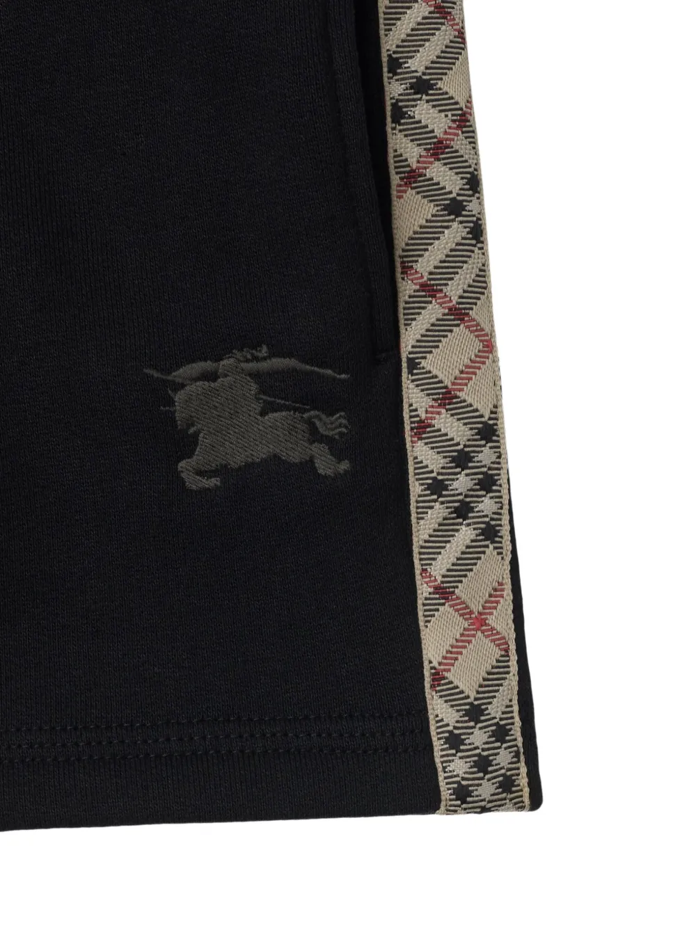 Burberry Kids Jersey trainingsbroek Zwart