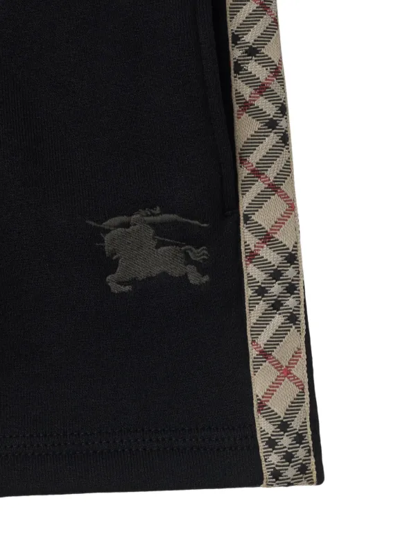 Burberry Kids Jersey Tracksuit Bottoms | Black | FARFETCH ZA