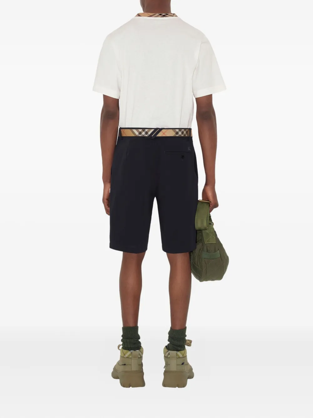 Burberry Katoenen shorts Blauw