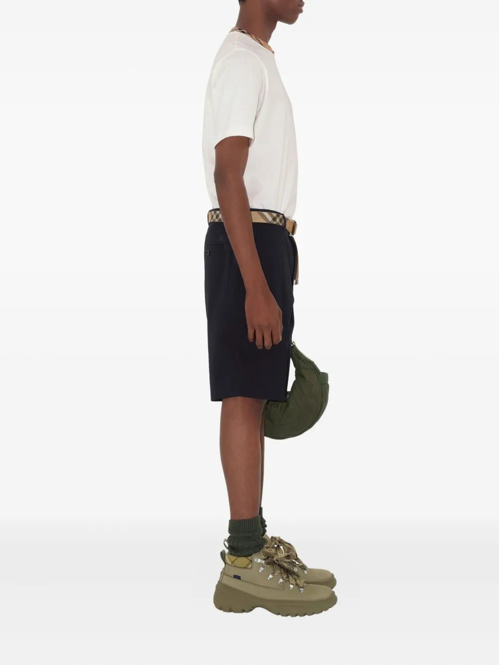 Burberry Katoenen shorts Blauw