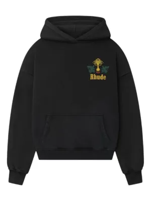 【RHUDE】ルード ロゴプリント コットンジャージー パーカー RHUDE】コットンジャージー フーディー プリント (RHUDE