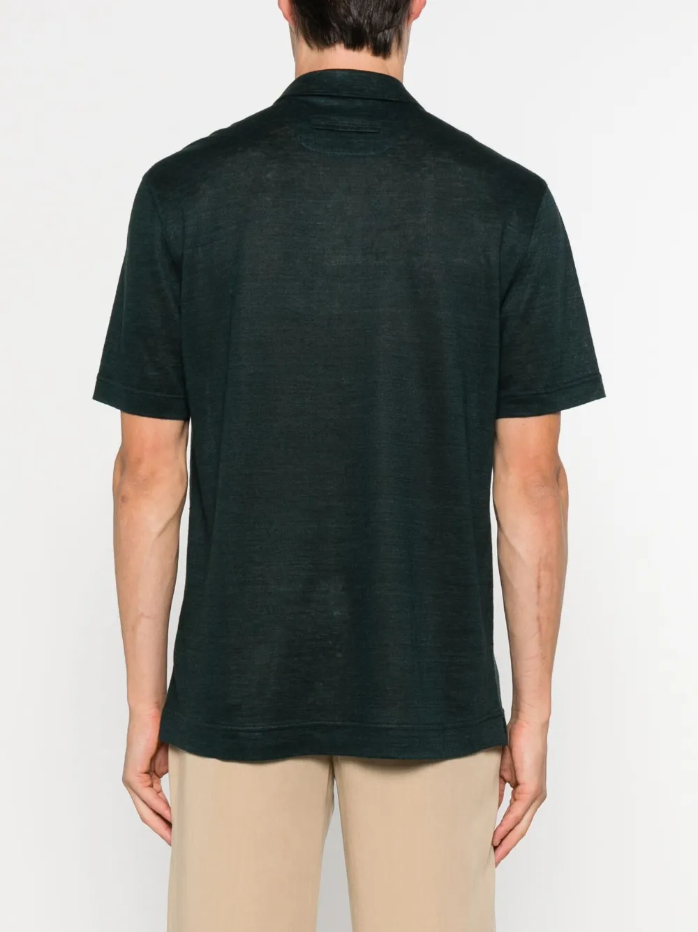 Zegna short-sleeve polo shirt Groen