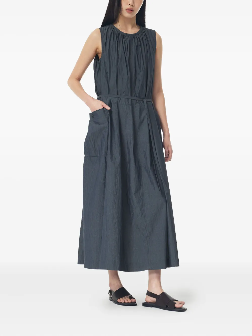 STUDIO TOMBOY sleeveless midi dress - Blauw