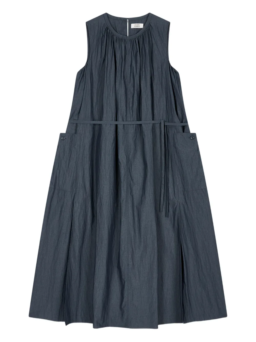 STUDIO TOMBOY sleeveless midi dress Blauw