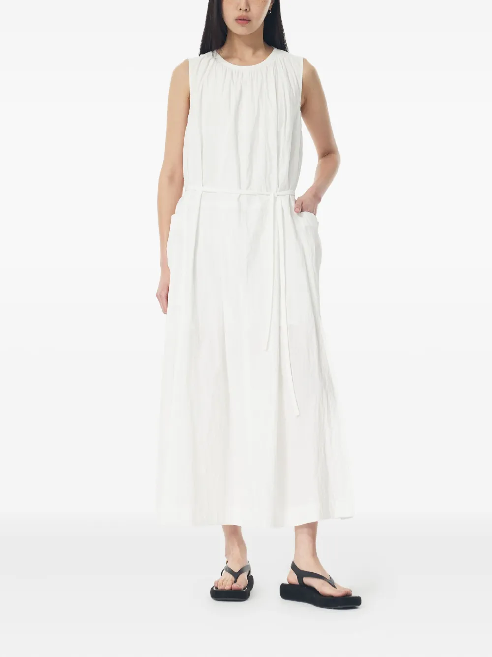 STUDIO TOMBOY sleeveless dress - Wit
