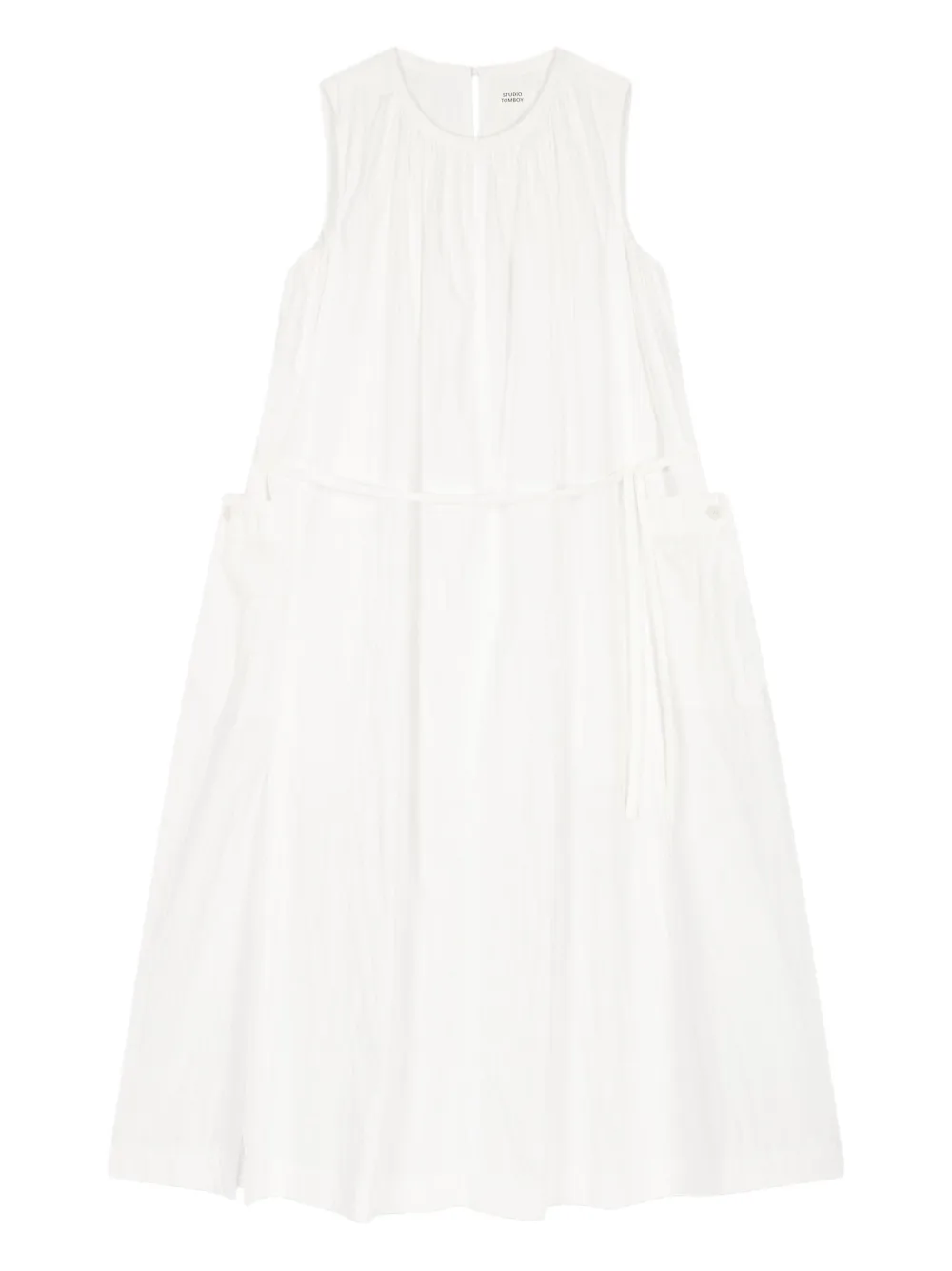 STUDIO TOMBOY sleeveless dress Wit