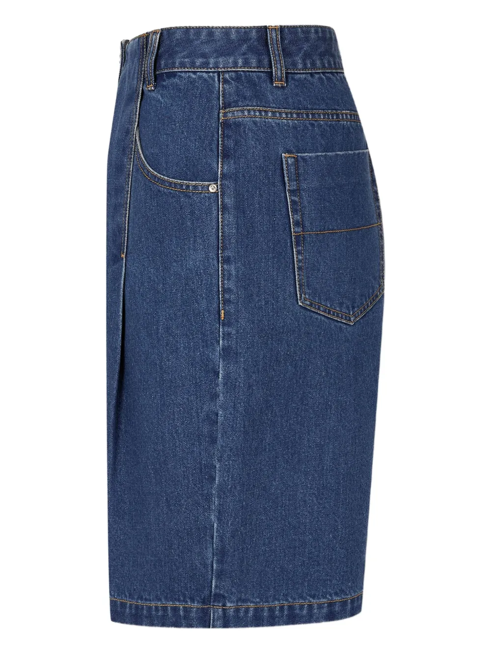 Studio Tomboy Pleat-detailed Denim Shorts