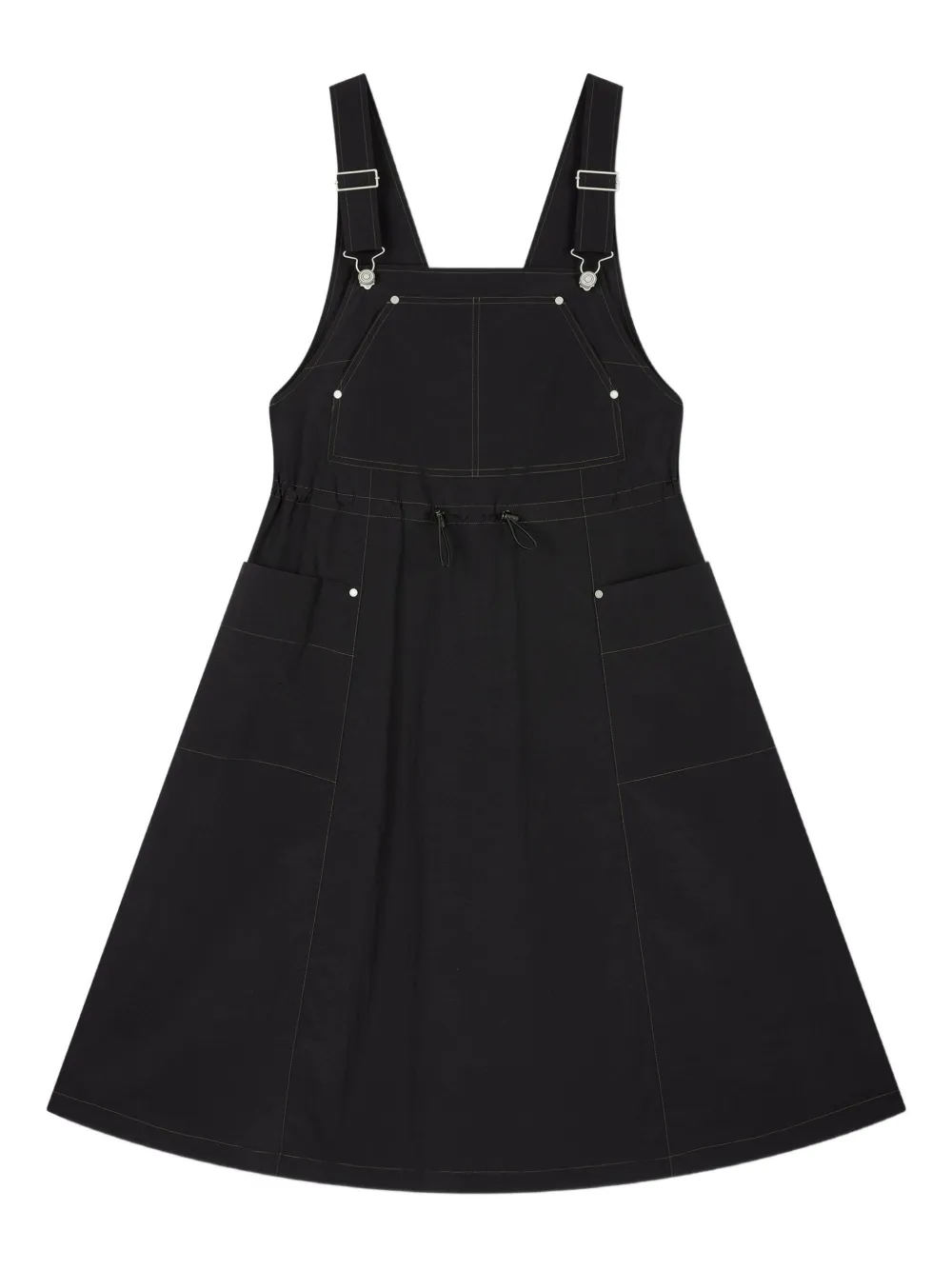 STUDIO TOMBOY Abito con pettorina - Nero