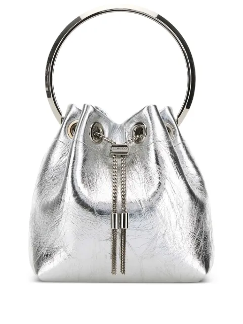 Jimmy Choo leather bucket bag 